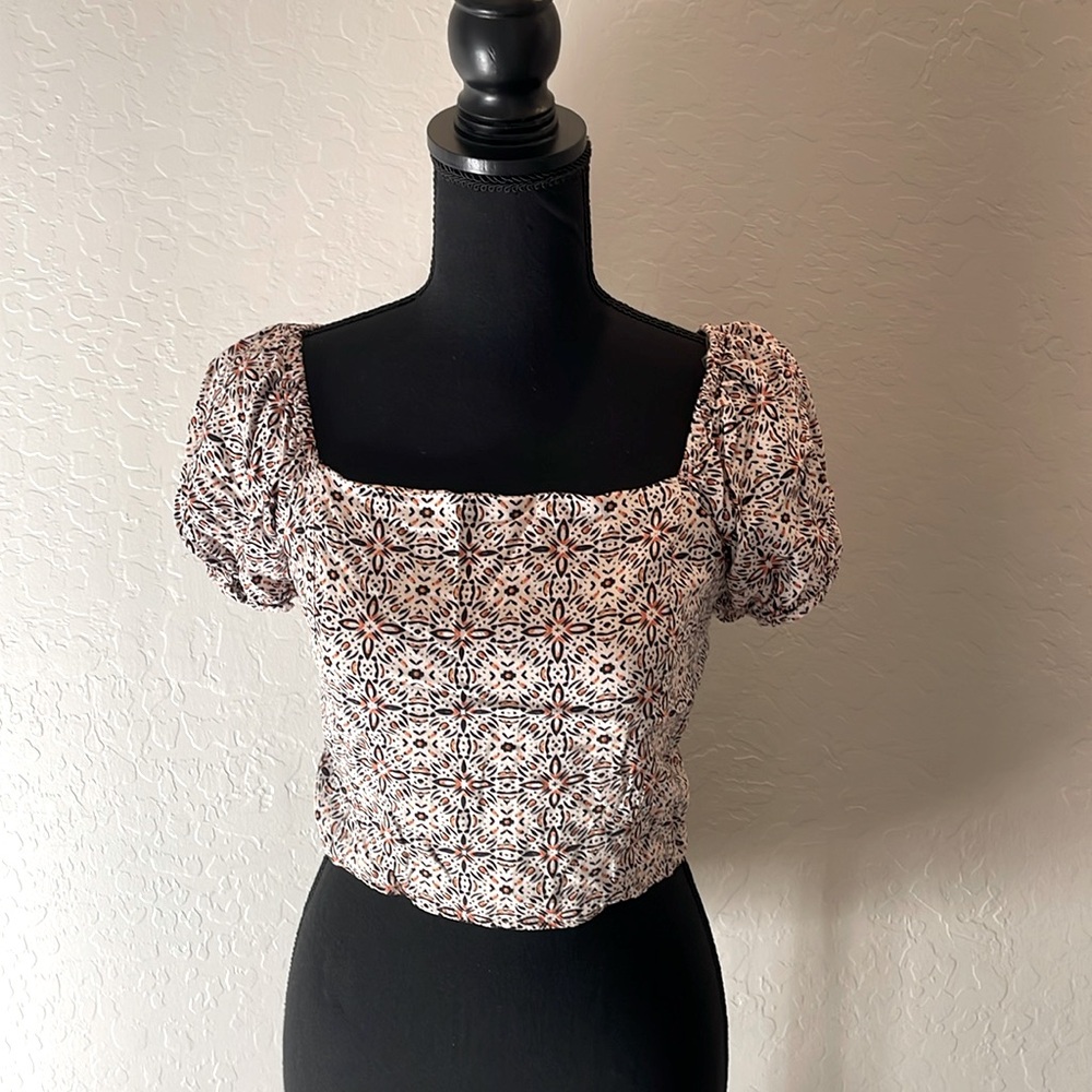 Pattern Blouse Square Neck - image 1